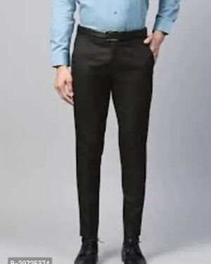 Cotton Blend Formal Trousers