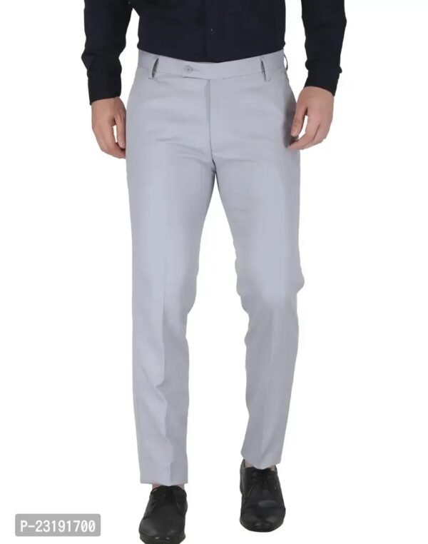 Cotton Blend Formal Trousers - Image 4